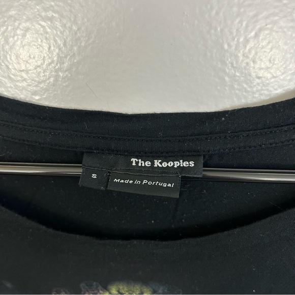 The Kooples Enchanted Tiger Black Short Sleeve Black T-shirt Size Small - Picture 6 of 10